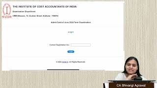 CMA June 2024 Exam Admit Card Released [upl. by Stephanie]