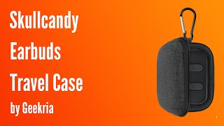 Skullcandy OnEar Headphones Travel Case Hard Shell Headset Carrying Case  Geekria [upl. by Allare]