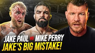 BISPING quotJake is MAKING a BIG MISTAKEquot  JAKE PAUL VS MIKE PERRY [upl. by Noxaj468]