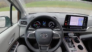 2021 Toyota Sienna XLE AWD Hybrid  POV First Impressions [upl. by Nnelg949]