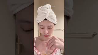 haircare 10stepkoreanskincareroutine morningroutine morningskincareroutine aesthetic [upl. by Shelagh]