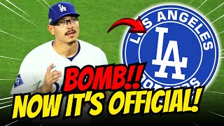 🚨LAST MINUTE LOOK AT THIS ITS CONFIRMED NOW IN THE DODGERS DODGERS TODAY [upl. by Aryaz]