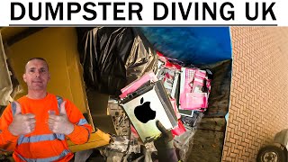 DUMPSTER DIVING UK  MASSIVE APPLE EWASTE SCORE [upl. by Delano]