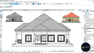 Simple Process To Drawing Elevations in Archicad [upl. by Gupta776]