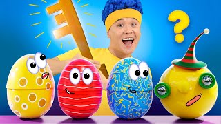 Surprise Egg Machine  D Billions Kids Songs [upl. by Freud]