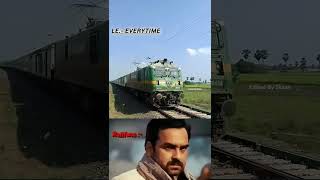 EVERYTIME WAG9 😅😅 RAILFANING railfans indianrailways railway indianrailwayhub shorts [upl. by Kessia446]