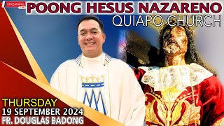 LIVE Quiapo Church · Online Mass · 19 September 2024 · Thursday · Fr Douglas D Badong [upl. by Adai]