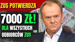 Seniorzy 65 świętują ZUS potwierdza podwójne wypłaty emerytur – do 7000 zł [upl. by Akcir]