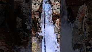 White noise water sound natural spring water cold pure water travel short [upl. by Adnof86]