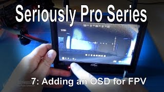 79 Seriously Pro F3 SP3 Series  Adding an OSD for FPV using a MinimOSD [upl. by Grose]