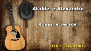 Karaokê Ataide e Alexandre Rosas e versos [upl. by Julissa]