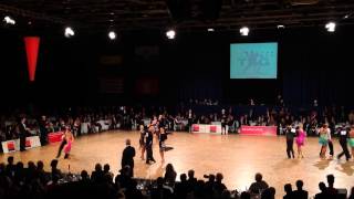 Evgeny VinokurovChristina Luft DMDeutsche Meisterschaft S Latein 2014 Semifinale Samba [upl. by Anivlis810]