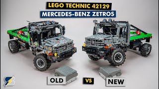 Comparing the old amp new LEGO Technic 42129 MercedesBenz Zetros  rear axle crack test reloaded [upl. by Alhsa761]