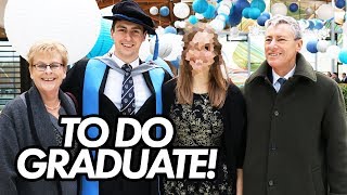 Vlog GRADUATING WITH MY PhD [upl. by Luapnhoj]