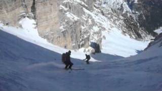 Sci Alpinismo  Forcella Colfiedo Croda Rossa dAmpezzo [upl. by Berghoff]