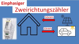 Einphasiger Zweirichtungszähler für Solaranlagen und andere bidirektionale Energieflüsse  Elektro [upl. by Yssak707]