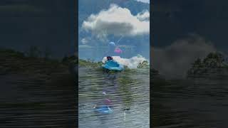 Kayaking for Beginners working on paddling on Julian Price Lake off Blue Ridge Parkway NC Shorts [upl. by Etnom]