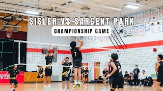 Sisler vs Sargent Park  CHAMPIONSHIP SET 1 Sisler 22  Sargent 25 Nov 25 [upl. by Randa898]