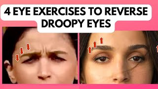 4 Anti Aging Eye Exercises That Can Reverse Alia Bhatts DROOPY EYELIDS [upl. by Ylim46]