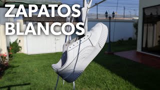 Cómo Lavar ZAPATOS BLANCOS de CUERO 100 Comprobado 👞✨ [upl. by Aineles625]