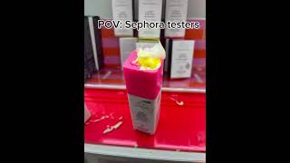 POVSephora testers I found it like that skincare makeup skincareroutine sephora testers [upl. by Fabrin637]