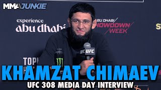 Khamzat Chimaev Warns Robert Whittaker Im The Most Dangerous Guy in The World  UFC 308 [upl. by Tressa]