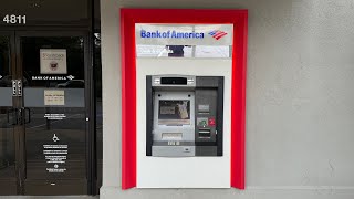 How To Use Bank Of America ATM Machine 2024 [upl. by Retrac83]