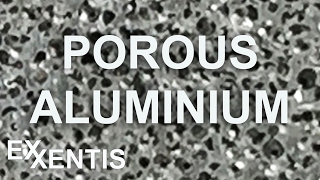 Porous aluminium  opencell complete permeable metal an option to sintered metal and metal foams [upl. by Pattani]