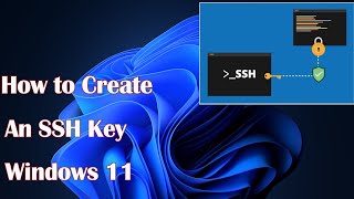 How to Create an SSH Key in Windows 11 [upl. by Enitsyrk829]