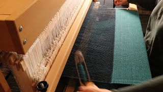 ASMR floor loom weaving no talking just the music of the loom [upl. by Klayman133]