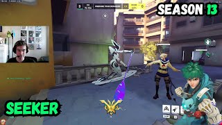 NEW TRACER SKIN SEEKER  PRO TRACER  ECHO GAMEPLAY  PARAISO  OVERWATCH 2 X MHA [upl. by Tireb436]