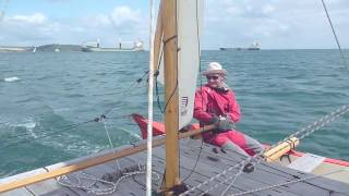 Amatasi sailing to Helford River [upl. by Nelrac]