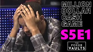 Million Dollar Cash Game S5E1 FULL EPISODE Poker Show [upl. by Mellen937]