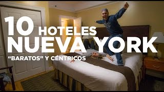 10 hoteles en Nueva York baratos y céntricos [upl. by Yetnom]