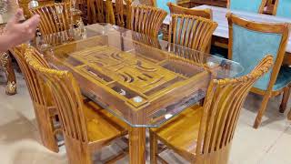 Dining table  Dining set  furniture price in bd  New diining table [upl. by Akalam539]