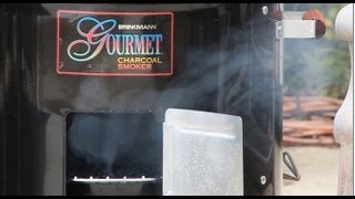 Warning Brinkmann Charcoal Smoker Setup [upl. by Charissa908]