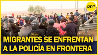 Tacna Continúa crisis migratoria en frontera PerúChile [upl. by Tanya]