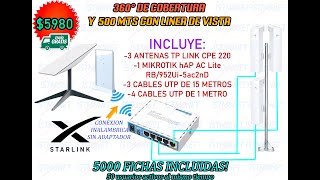 KIT DE FICHAS STARLINK 360 Y ACCESO POR VPN REMOTO [upl. by Nitaj]