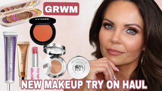 GRWM  TESTING NEW MAKEUP  CHANTECAILLE CUSHION FOUNDATION amp TINTED MOISTURIZER  ICONIC LONDON [upl. by Amor]