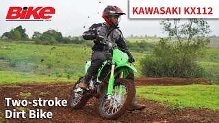 Kawasaki KX112 Review  Twostroke Dirt Bike  Bike India [upl. by Latta]