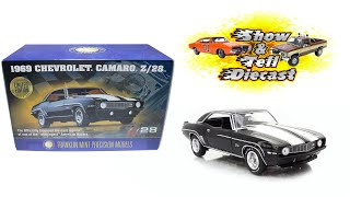 4K Show of Franklin Mint 124 1969 Chevy Camaro Z28 Limited Edition [upl. by Ostap]