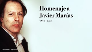 Homenaje a Javier Marías [upl. by Zetrauq]