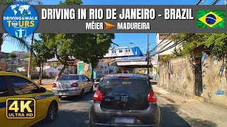 ã€4Kã€‘Driving in Rio de Janeiro  From MÃ©ier to Madureira  DampW Tours [upl. by Seif]