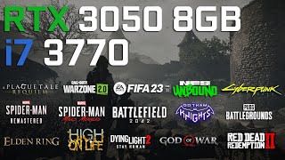 RTX 3050 8GB  i7 3770  16GB RAM in 2023  Test in 16 Games [upl. by Annadiana]