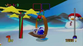 Snowboard Kids 2 Nintendo 64  Christmas Eve 2023 Jingle Town Christmas Track [upl. by Hotchkiss93]