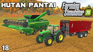 USING SOME NICE JOHN DEERE EQUIPMENT FOR THIS JOB Hutan Pantai FS25 Ep 18 [upl. by Aleit]