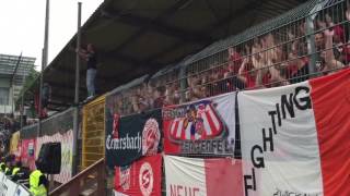 SV Elversberg  FSV Zwickau 11 25052016 FSV Zwickau Fans [upl. by Attegroeg]