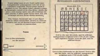 Roman Calendar page from Mundus [upl. by Amerd222]