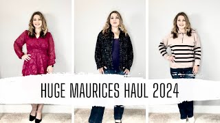 HUGE MAURICES HAUL  So much new for 2024  Fashion Over 40 [upl. by Philemon]