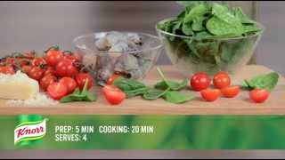 Creamy Shrimp Alfredo Recipe  Delicious Dinner Recipes from Knorr® [upl. by Kristianson]